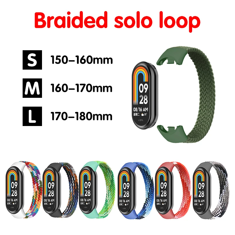 Strap for Mi band 7 8 6 5 Nylo - Health Wellness Bracelet 评论和价格