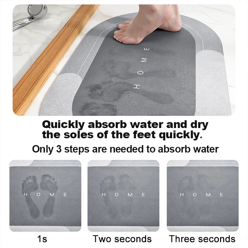 Bath Mat Super Absorbent Non S - Bamboo Bath Mat 评论和价格
